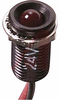 Indicator,Pnl-Mnt;LED;Red;0.312 In;T 1 3/4; ;Wire Leaded;Black Anodized Aluminum - 70015916 - Allied Electronics, Inc.