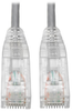 Cat6 UTP Patch Cable (RJ45) - M/M, Gigabit, Snagless, Molded, Slim, Gray, 6 in. -- N201-S6N-GY