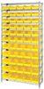 Open Wire Shelving, 12Shelves, 55Bin/yel; Shelving Unit Type Quantum Storage - 44AC8072 - Newark, An Avnet Company