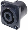 Speaker Conn. Panel Mt 4-Pole Neutrik Speakon Series - CA-NL4MP - Visual Sound, Inc.