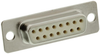 D Sub Connector, Receptacle, 15Pos; D Sub Connector Type Norcomp - 40Y4784 - Newark, An Avnet Company