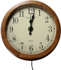 Decorative Wireless Wooden Wall Clock Hidden C..