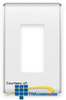 Legrand - On-Q 1-Gang Studio Wall Plate - WP5001-WH - TelephoneStuff.com