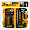 14 Pc Pilot Point&reg; Titanium Drill Bit Set -- DW1354 - Image