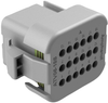 Housing, Plug, 18Pos, Plastic, Grey; Product Range Amphenol Sine/tuchel - 70AC9018 - Newark, An Avnet Company