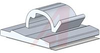 CLIP, WIRE CORD CLIP, ADHESIVE TAPE,,NATURAL, - 70208914 - Allied Electronics, Inc.