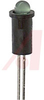 Indicator, LED Snap-In Panel Mount, .156 Mounting Hole, 2V, Green - 70081796 - Allied Electronics, Inc.