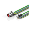 ZK7314-CA00-Axxx | B23, ENP cable, PUR, 5 G 4.0 mm² + (1 x 4 x AWG22), drag-chain suitable, key 1 (2 x 24 V DC + PE) -  - Beckhoff Automation LLC