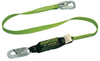 Miller Backbiter 913BO Green Shock-Absorbing Lanyard - 4 ft Length - 612230-14062 -- 612230-14062