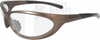 Radians Paradox Safety Glasses with Mocha Frame and Clear - PD3-10 - Safety Glasses USA