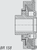 Kuesel Universal Joint Shaft Coupling -- BR 158 - Image