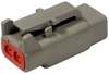 Rectangular Connectors, Heavy Duty - DTM Series - DTM06-2S - LADD Distribution