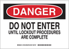 LockOut/Tagout Sign - 127546 - Brady Corporation