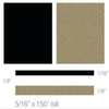 3M Scotchcal 74624 Black / Light Gold Metallic Striping Automotive Tape - 5/16 in Width x 150 ft Length - 2 mil Thick - 051141-74624 - R. S. Hughes Company, Inc.