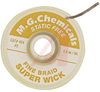 Desolder Braid; 5ftL x .050inW; fine braid Super Wick; static free;RMA type flux - 70125636 - Allied Electronics, Inc.