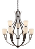 Large Chandeliers-Glass Shade - 624875 - Light Center (The)