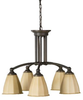 FAP513RBSCT Mid. Chandeliers-Glass Down - 453538 - Capital Lighting, Inc.
