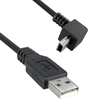 Usb 2.0 A Male To Usb 2.0 Mini B Male Up Angled, 3Ft Length, 480Mbps, Black Color Rohs Compliant Qualtek Electronics - 97AC8896 - Newark, An Avnet Company