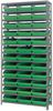 Open Shelving, 13Shelves, 36Bins, Green; Shelving Unit Type Quantum Storage - 44AC8980 - Newark, An Avnet Company
