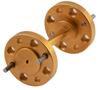 WR-5 90 Degree Waveguide Right-hand Twist Using a UG-387/U-Mod Flange and a 140 GHz to 220 GHz Frequency Range -- FMW5TW0002 - Image