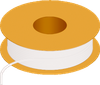 Flexible Tubing, 68 Shore A, White Opaque - AP01PV314VWH - ARKPLAS