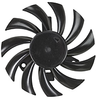 1.20 Watt (W) Power PLD08010B-B Series Type B Frameless Fan -- PLD08010B12L-B - Image