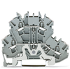 Double-deck terminal block - Shield terminal block - Through terminal block - 2002-2228 - WAGO