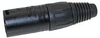 Neutrik XLR 6 Pin Cable Mt(m)Connector Blk/Silv - CA-NC6MXBAG - Visual Sound, Inc.