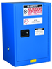Justrite Sure-Grip EX 12 gal Blue Hazardous Material Storage Cabinet - 23.25 in Width - 35 in Height - 697841-15451 - 697841-15451 - R. S. Hughes Company, Inc.