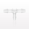 T Reducer Connector, Barbed, Natural - 61867 - Qosina Corp.