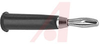 Banana Plug; Plug; Black; 1-29/32 in.; 7/16 in.; 0.175 in. - 70020751 - Allied Electronics, Inc.