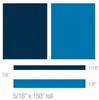 3M Scotchcal 74605 Blue / Dark Blue Striping Automotive Tape - 5/16 in Width x 150 ft Length - 2 mil Thick - 051141-74605 - R. S. Hughes Company, Inc.
