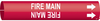 BradySnap-On™ Pipe Marker - 4185-B - Brady Corporation