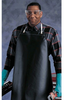 Ansell 56-402 Black Neoprene Disposable General Purpose & Work Apron - 35 in Width - 45 in Length - 076490-56402 -- 076490-56402 - Image