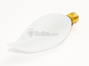 40 Watt, 120 Volt Frost Bent Tip Decorative Bulb - 494040 - bulbs.com