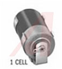 Battery Holder; D; 1.187 in. to 1.375 in.; Rugged Steel; 2; Solder Lug - 70182999 - Allied Electronics, Inc.