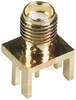 connector,rf coaxial,sma pcb edge mountjack recept,for 0.062 pc board,gold -- 70142707