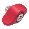 Captive Screw, 6-32 Thread, Press-in, Phillips/Slot Combination, Wing Knob, Red - 4C-PS-06-2P0-W013 - Southco