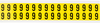 34 Series Indoor Numbers and Letters - 3420-6 - Brady Corporation