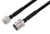 2.2-5 Male to 4.3-10 Female Low PIM Cable 24 Inch Length Using 1/4 inch Superflexible Coax - PE3C8052-24 - Pasternack