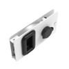 Flush Entry Door Latch, Key Locking, Sealed Design, Fits 12.7  Door Thickness, Aluminum, White Powder Coated - MF-03-210-70 - Southco