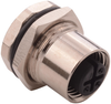 Sensor Connector, M12, Rcpt, 3Pos, Panel; Product Range Norcomp - 76Y0161 - Newark, An Avnet Company