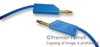 Test Lead, 4Mm Banana Plug To 4Mm Banana Plug, Blue, 60 V, 32 A, 500 Mm Rohs Compliant Hirschmann Test And Measurement - 20T9316 - Newark, An Avnet Company