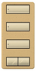 Master Control Switch - RKD-H3BSRL-GS-E - Lutron Electronics Co., Inc.