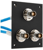 3 JACK PANEL INSERT BULKHEAD REAR MOUNT TRB 3 LUG ISOLATED BEND RELIEF SPRING JACK WITH 30-02001 LEAD 12