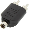 Adapter, Y, Rca Receptacle To 2 X Phono Plug; Audio Video Connector A Mcm - 99B2214 - Newark, An Avnet Company