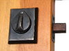 Gate Deadbolt with Keyhole Cover, Bronze - 805710 - HardwareSource, Inc.