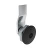 Quarter-Turn Cam Latch, Bellcore Electronics, 10mm  Grip, Sealed, Zinc Alloy, Powder Coat, Black - E5-1-195-061 - Southco