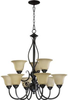 6010-9-95 Mid. Chandeliers-Glass Up - 473721 - Capital Lighting, Inc.
