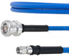 Low PIM 4.1/9.5 Mini DIN Female to SMA Male Plenum Cable SPP-250-LLPL Coax in 200 cm and RoHS with LF Solder - FMCA1775-200CM - Fairview Microwave Inc.